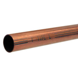 Streamline Copper Tube, L,4". Pipe Size,10 ft. L LH40010