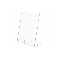 Deflecto Sign and Business Card Holder,8-1/2x11 590601GR