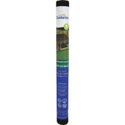 Coolaroo 6 Ft. W. x 15 Ft. L. Black 30% UV Sun Screen Fabric 457969