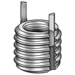 Sim Supply Key Locking Thread Insert,1/4"-28,PK10  5WY73