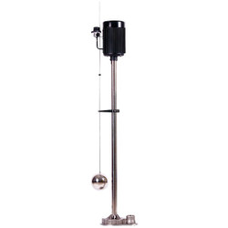 Dayton Pedestal Sump Pump, 8 ft, 55 in, 120V AC 5URJ4