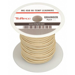 Tempco HighTempLeadWire,18AWG,Natural,250ft LDWR-1041