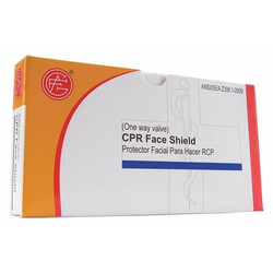 Sim Supply CPR Faceshield,Universal,Bag,Clear  9999-1601