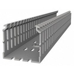 Abb Wiring Duct,Wide Slot Wall,Gray,6 ft. L TYD15X4WPG6