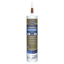 Ge Silicone Sealant,Brown,Advanced Silicone 2813701