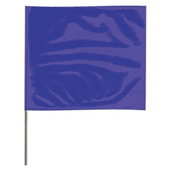 Manufacturer Varies Marking Flag, 21", Blue,PVC,PK100 4521B-200