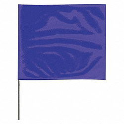 Sim Supply Marking Flag, 21", Blue,PVC,PK100  4521B-200