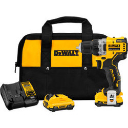 DeWALT XTREME 12V MAX Cordless Drill/Driver Kit 3/8"" Brushless Keyless Li-Ion 2