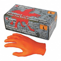 Mcr Safety Disposable Gloves,Nitrile,S,PK100 6016OS