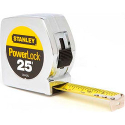 Stanley 33-425 PowerLock 1"" x 25' Classic Tape Measure