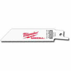 Milwaukee 48-00-5183 4"" 18 TPI SAWZALL Blade (5 Pack)