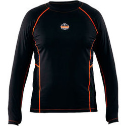 Ergodyne N-Ferno 6435 Thermal Base Layer Long Sleeve Shirt Black 3XL