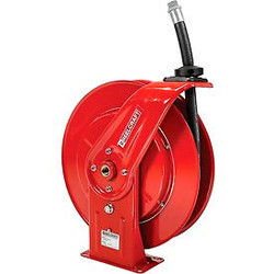 Reelcraft F7925 OLP 3/4""x25' 250 PSI Spring Retractable Fuel Delivery Hose Reel