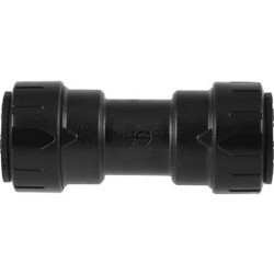 John Guest PEX Union Coupler 1/2"" CTS Black 10/PK