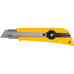 OLFA L-1 Pistol Grip Ratchet-Lock Utility Knife - Yellow