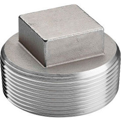 1-1/2 In. 304 Stainless Steel Plug - MNPT - Class 150 - 300 PSI - Import