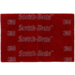 3M Scotch-Brite PRO Hand Pad With Aluminum Oxide Grit 6"" x 9"" 20 Pads