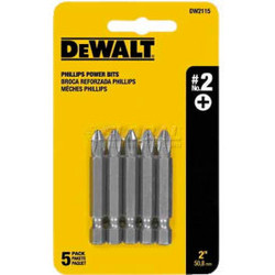 DeWALT #2 Phillips Power Bit DW2115 2"" Bit Length 5/PK