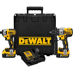 DeWALT DCK299P2 20V MAX XR Li-Ion Cordless Brushless Hammerdrill/Impact Combo Ki