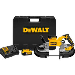 DeWALT DCS374P2 20V MAX XR Li-Ion Brushless Deep Cut Band Saw Kit 2 Batteries 5.
