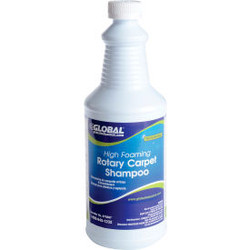Global Industrial High Foaming Rotary Carpet Shampoo 1 Quart Bottle 6/Case