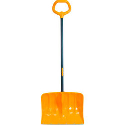 TrueTemper 1651200 19"" Poly Combo Snow Shovel W/ Steel VersaGrip Handle