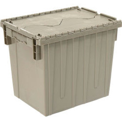 Global Industrial Plastic Attached Lid Shipping & Storage Container DC1813-15 18