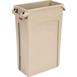 Rubbermaid Slim Jim 3540 Recycling Container 23 Gallon - Beige