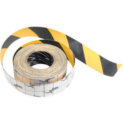 Anti-Slip Traction Yellow/Black Hazard Striped Tape Roll 2"" x 60'