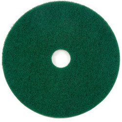 Global Industrial 17"" Scrubbing Pad Green 5 Per Case