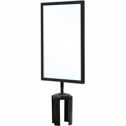 Queueway Acyrlic Sign Frame 7""Wx11""H Black