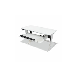 3M™ Precision Standing Desk, 35.4" x 23.2" x 6.2" to 20", White 7100218387