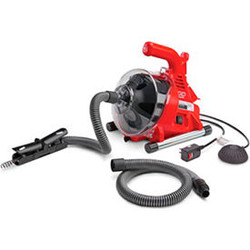 RIDGIDK-30 Auto-Clean With MAXCORE Cable 30'L x 1/4""Dia. Cable 3/4"" 1-1/2"" Li