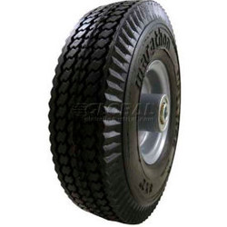 Marathon 33102 8x2 Flat Free Sawtooth Tread - 2.375"" Centered Hub - 1/2"" Beari