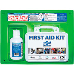 Physicians Care Eye Flush Solution with First Aid Kit 24-500