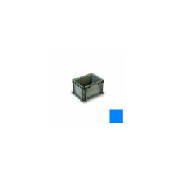 ORBIS Stakpak Modular Straight Wall Container 12""L x 15""W x 9-1/2""H Blue Poly