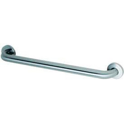 Bobrick 1-1/2" Dia. Straight Satin Grab Bar 18"W - B-6806x18 - B-6806x18