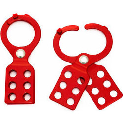 ZING RecycLockout Lockout Tagout Hasp 1"" Steel with Tabs 7106