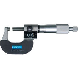 Fowler 52-224-002-1 1-2"" Mechanical Outside Micrometer W/ Ratchet Stop Thimble