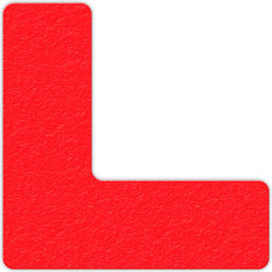 Floor Marking Tape Red L Shape 25/Pkg. LM110R