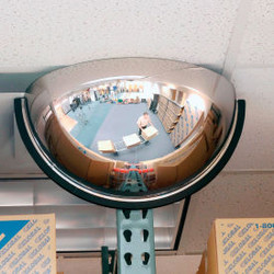 Half Dome Panoramic Acrylic Mirror Indoor 32"" Dia. 180 degrees Viewing Angle