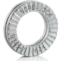 Nord-Lock 1530 Wedge Locking Washer - Carbon Steel - Zinc Flake Coated - M12 - P
