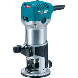 Makita RT0701C 1-1/4 HP Compact Router Fixed base 10000-30000 RPM var. spd.