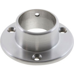 Lavi Industries Flange Wall for 1.5"" Tubing Satin Stainless Steel