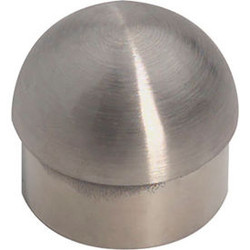 Lavi Industries Half Ball End Cap for 1.5"" Tubing Satin Stainless Steel