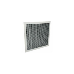 American Louver Sight Guard Return Grille W/ 45 Degree Sight Proof Core 22"" x 2