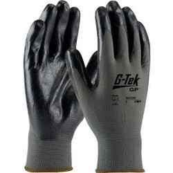 PIP G-Tek GP Nitrile Coated Nylon Grip Gloves Medium 12 Pairs
