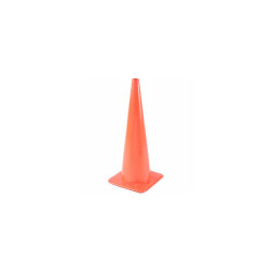 28"" Traffic Cone Non-Reflective Orange 7 lbs 2850-7