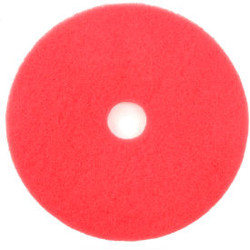 Global Industrial 18"" Buffing Pad Red 5 Per Case