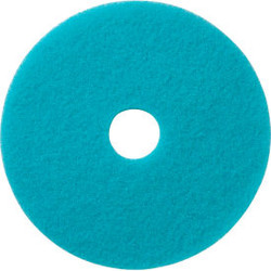 Global Industrial 20"" Burnishing Pad Light Blue 5 Per Case